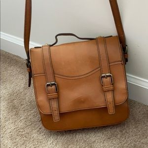 Kelly and Katie chestnut crossbody bag